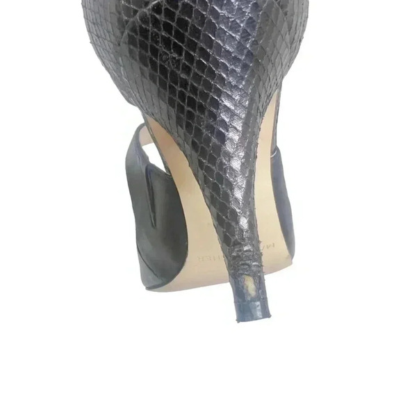 Marc Fisher MFKalayne Black Leather Pointed Toe Heel Size 8 - Picture 10 of 11